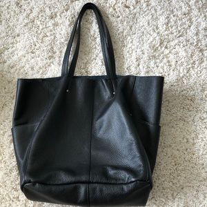 American Eagle leather tote